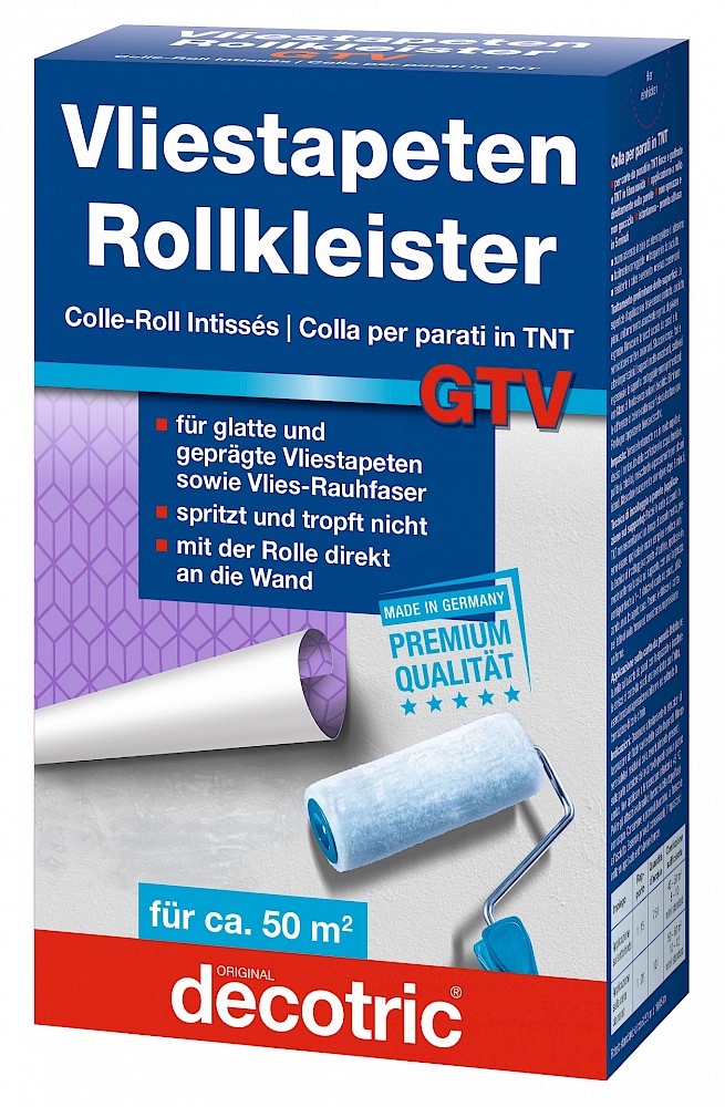 Colle papier peint intissé Roll GTV - 200g - par Decotric